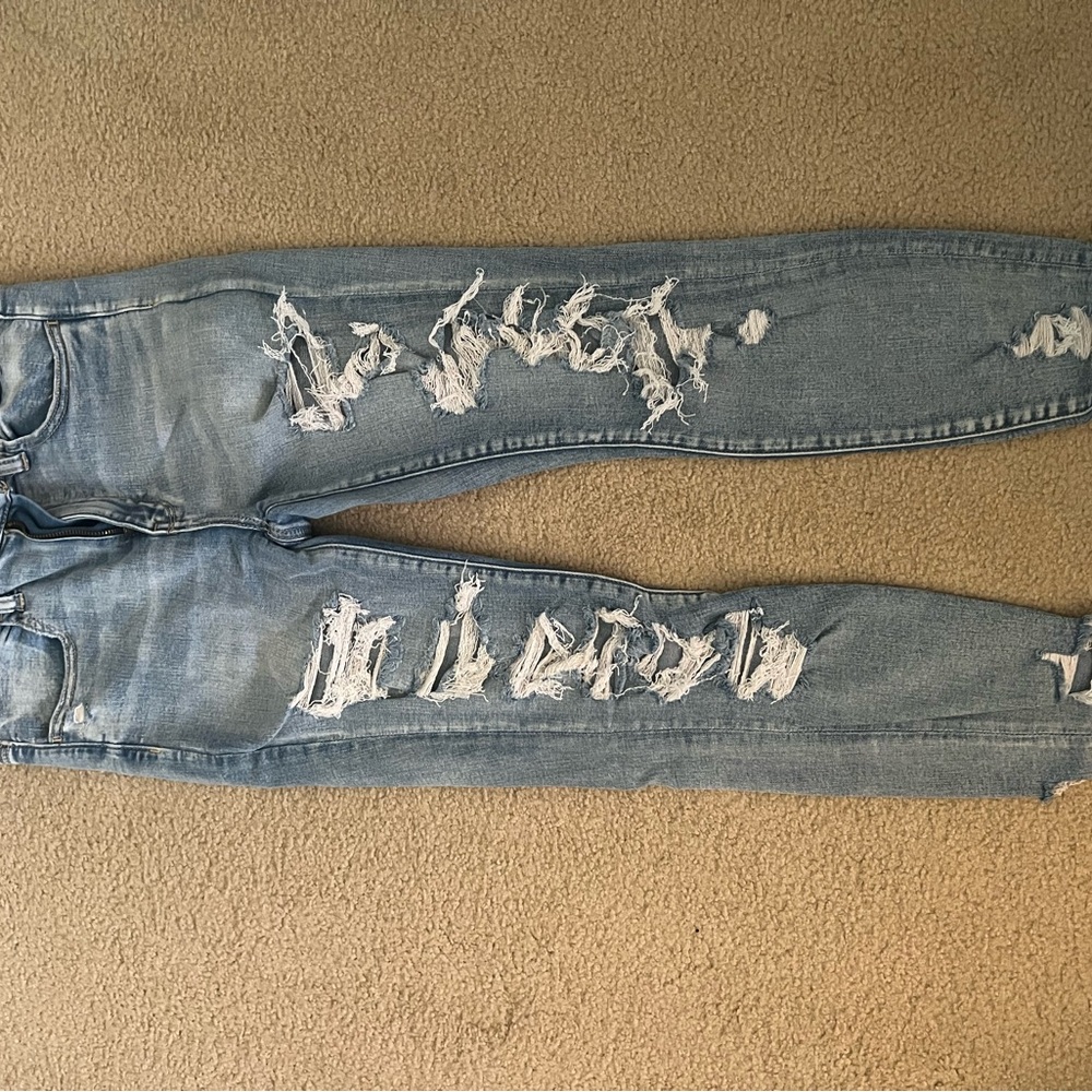 American Eagle Outfitters Light Blue Hi-Rise Jeggings